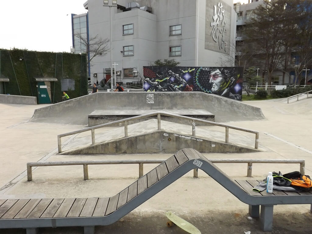 平鎮新勢公園的圖片：滑板區