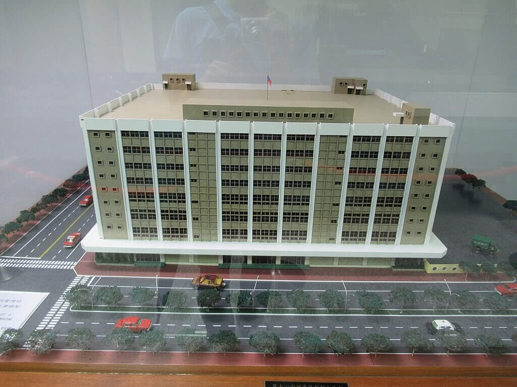 郵政博物館的圖片：北區郵政館裡局包裹處理中心建築模型圖一