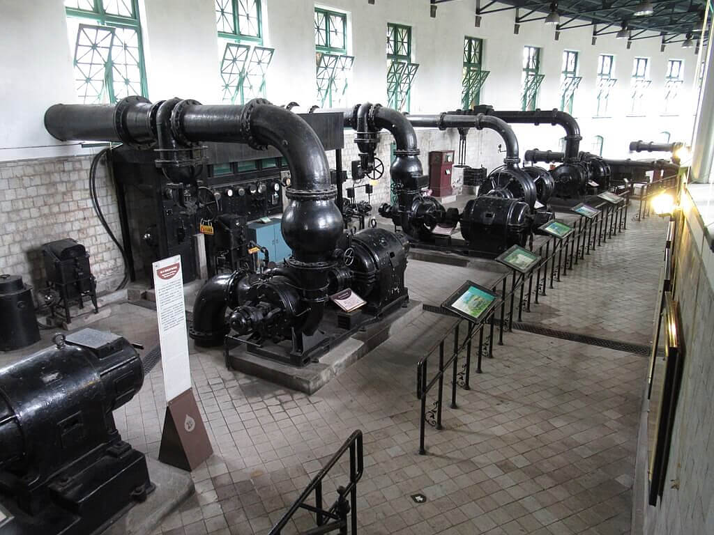 臺北自來水園區（自來水博物館）的圖片：抽水機展示區