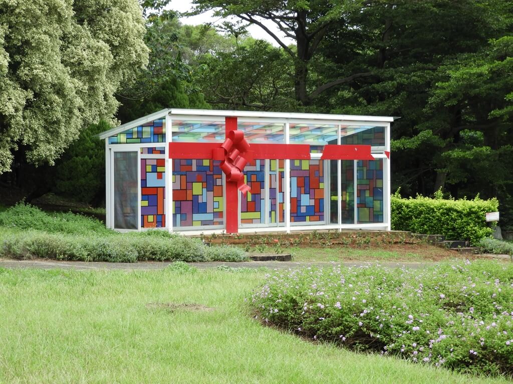 埔心牧場的圖片：歐式雕塑花園的禮盒建築
