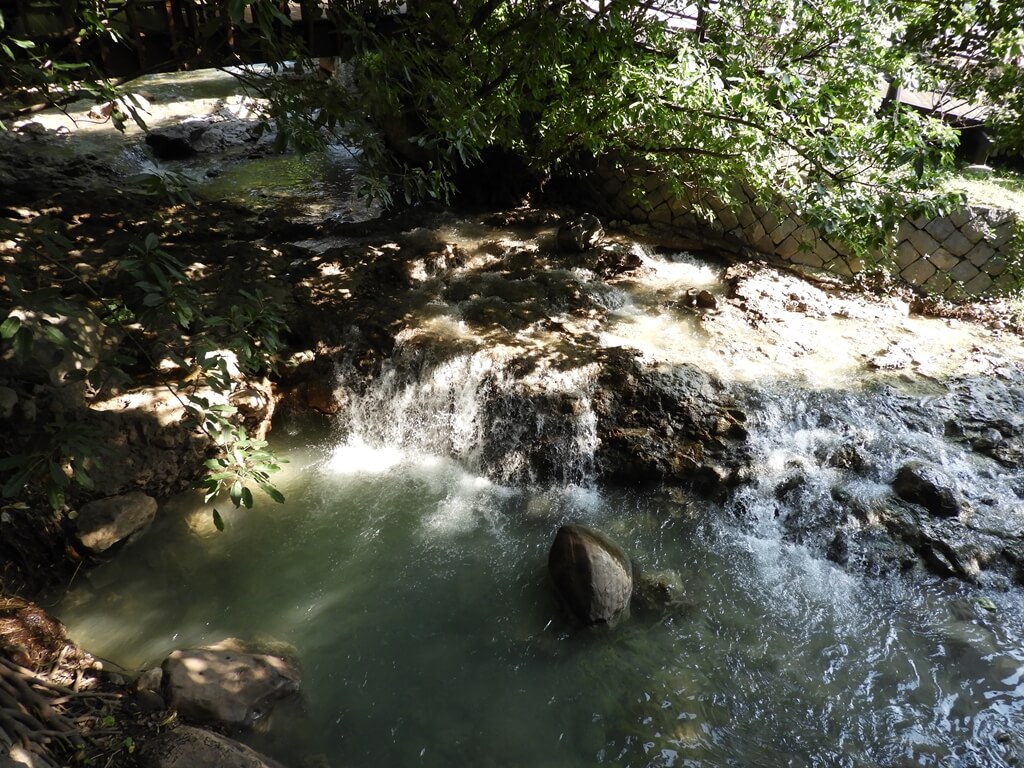 北投公園的圖片：散發出硫磺味的溪水