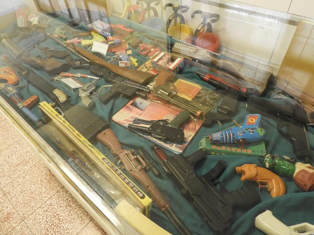 臺灣玩具博物館的圖片：各式各樣的玩具槍玩具