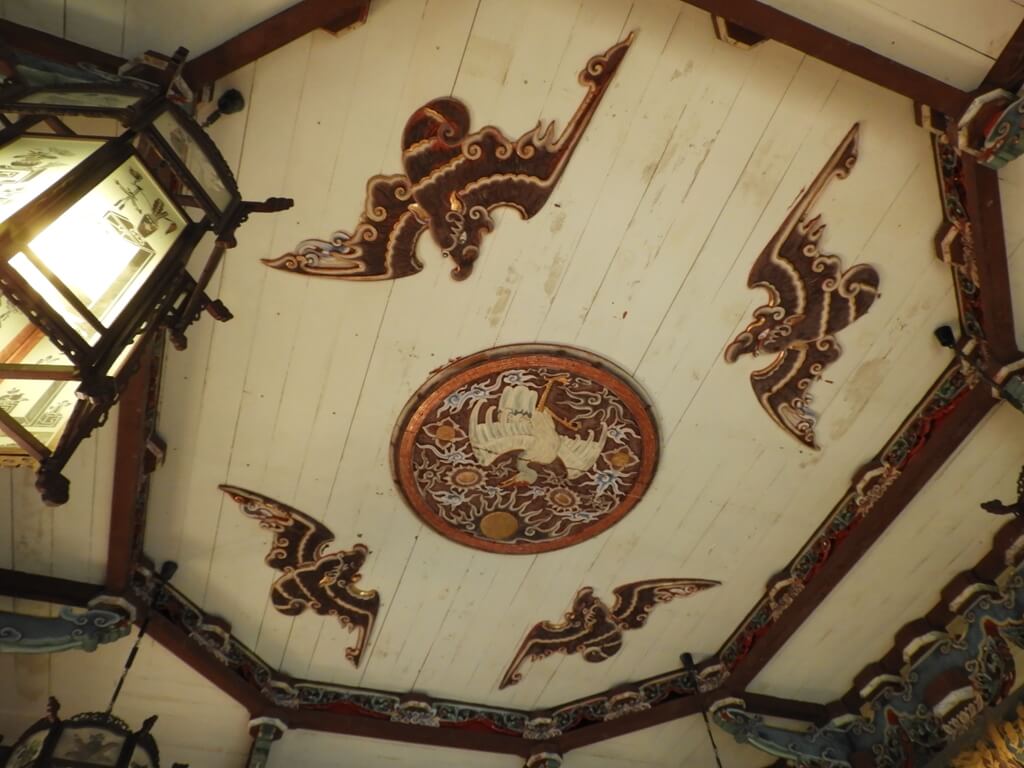 林本源園邸（板橋林家花園）的圖片：來青閣內的屋頂藝術