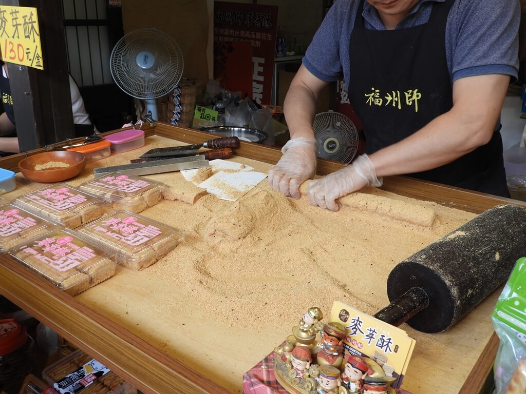 三峽老街（新北市）的圖片：現場製作麥芽酥