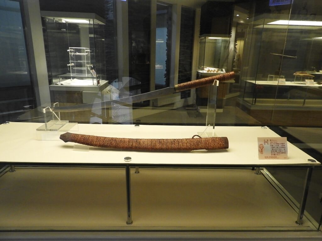 烏來泰雅民族博物館的圖片：泰雅族戰刀展示