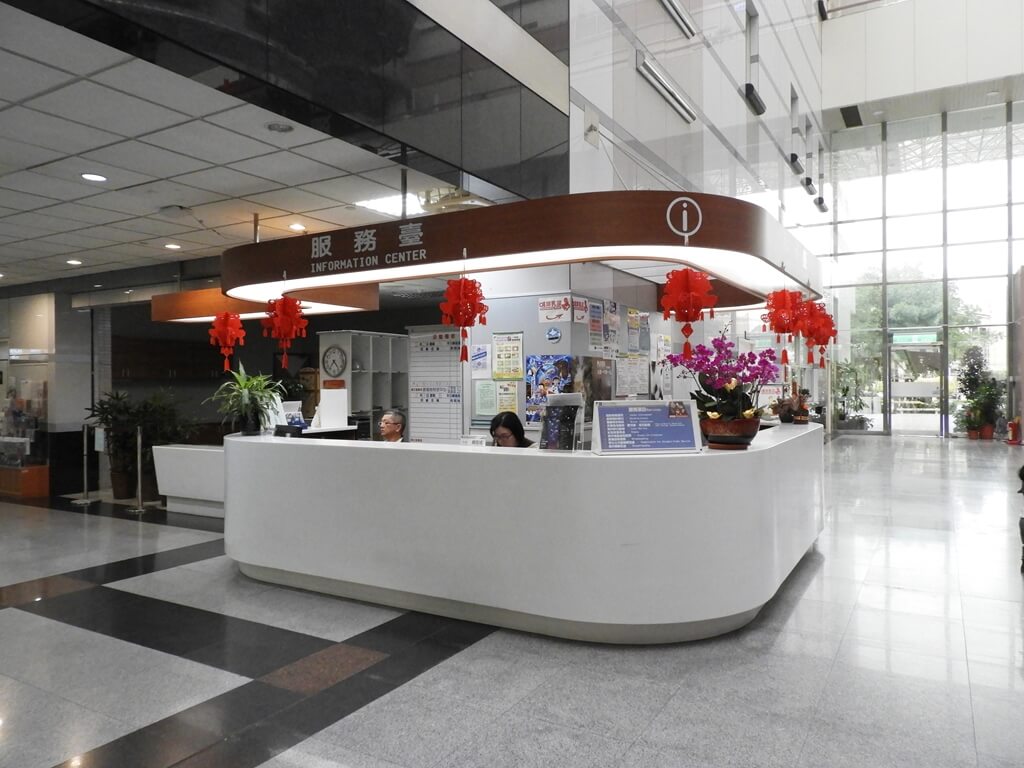 臺北市立天文科學教育館的圖片：1F大廳服務台