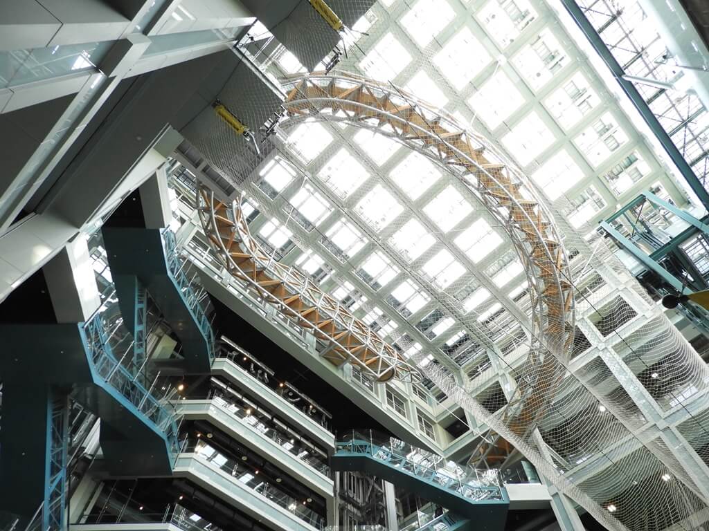 國立臺灣科學教育館的圖片：科教館內的空中走道
