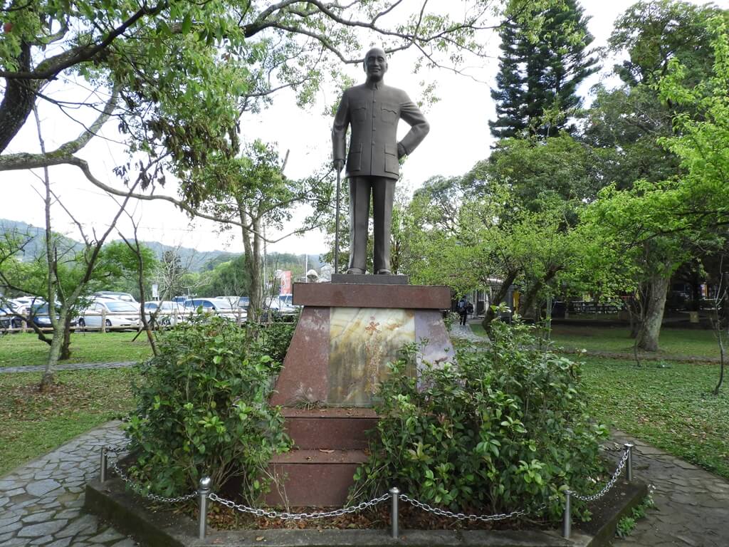 角板山風景區的圖片：緬懷領袖蔣公銅像