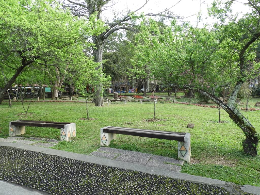 角板山風景區的圖片：公園內的長座椅
