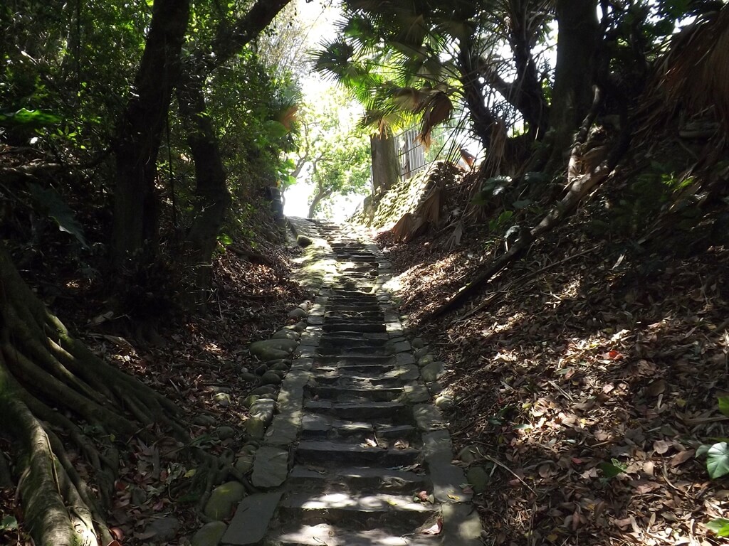 齋明寺古道的圖片：古道上端的石板階梯