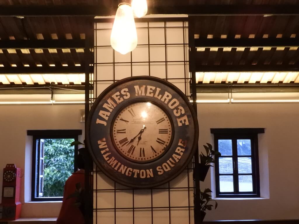 淡水海關碼頭的圖片：JAMES MELROSE 時鐘