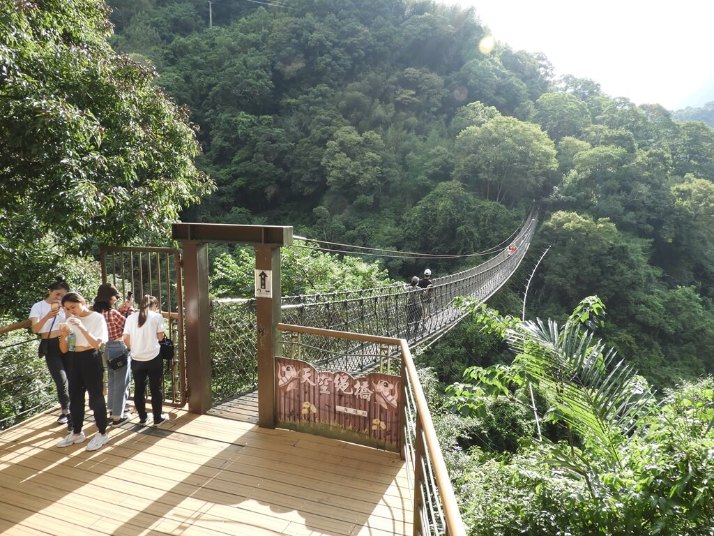 小烏來風景特定區的圖片：第36張照片-小烏來的吊橋