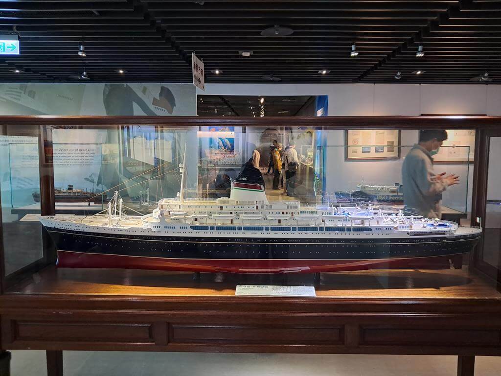 長榮海事博物館的圖片：第25張照片－安德里亞·多利亞號（SS Andrea Doria）模型