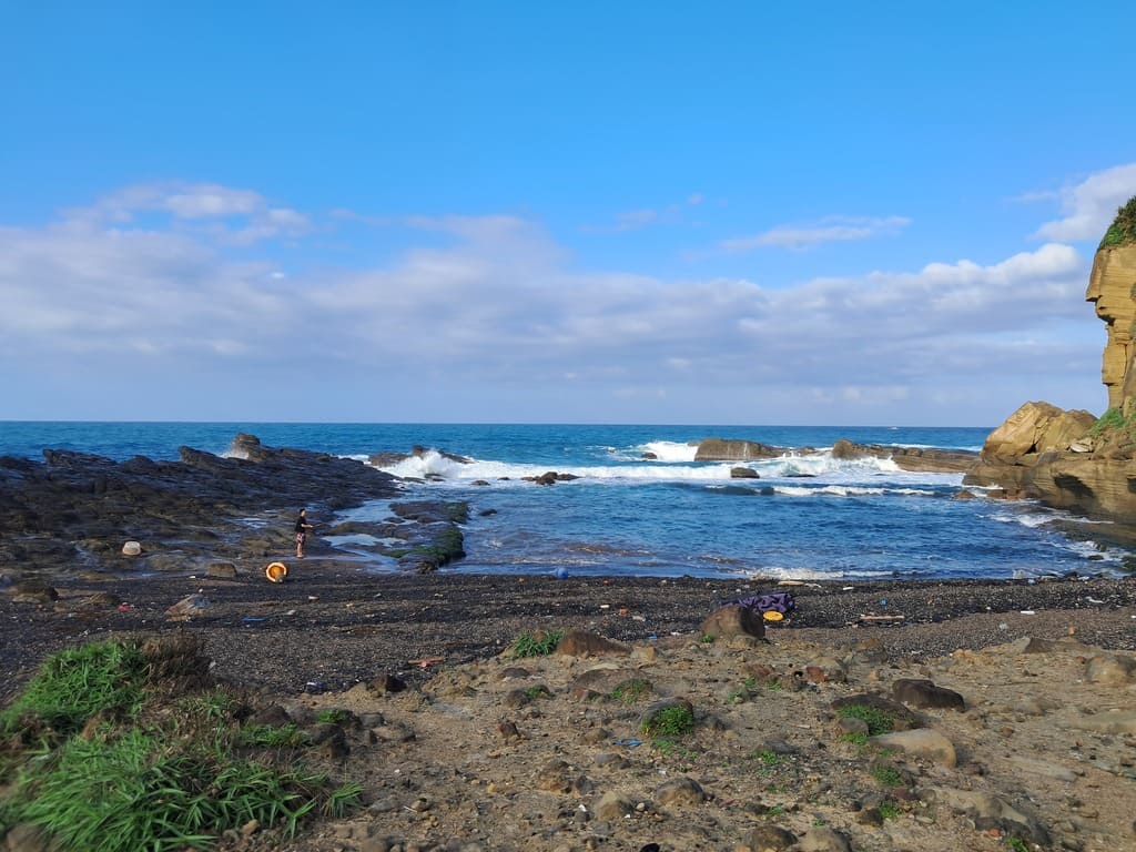 深澳火成岩沙灘的圖片：第13張照片