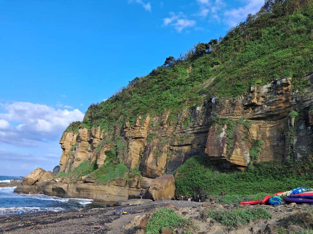 深澳火成岩沙灘的圖片：第15張照片